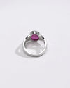 Ruby (Manik) Ring – 925 Silver Crafted - #1104B - Myra
