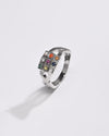 Navratna (Navgrah) Ring – 925 Silver Crafted - 1104 - Myra