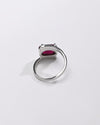 Stylish Ruby (Manik) Ring – 925 Silver - #1138N4 - Myra