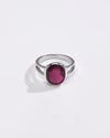 Ruby stone ring for men