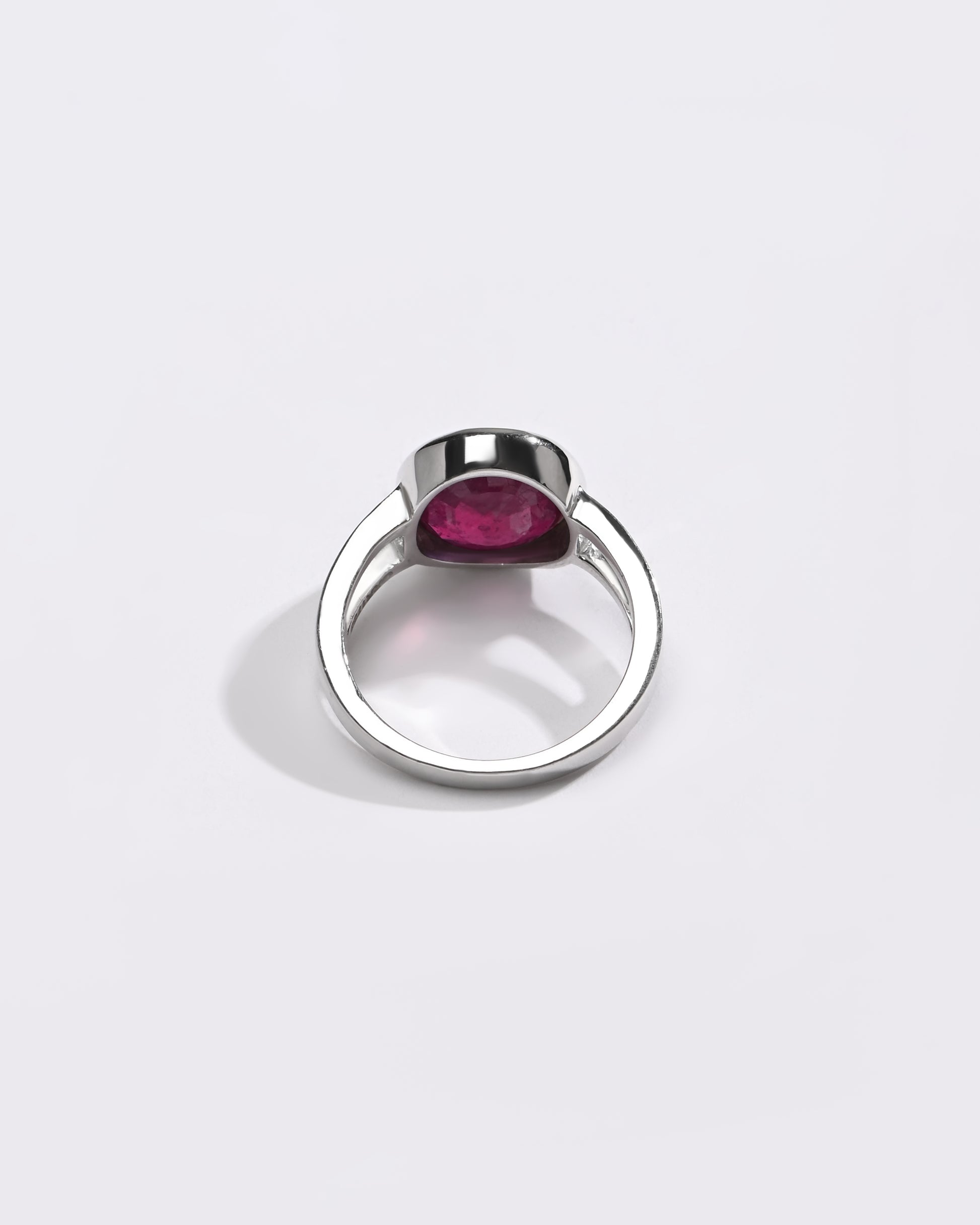 Classic Ruby (Manik) Ring – 925 Silver - #1150B - Myra