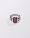 925 Silver Ruby (Manik) Ring - #1162B - Myra