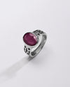 925 Silver Ruby (Manik) Ring - #1162B - Myra