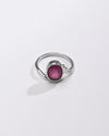 Ruby (Manik) Ring – Pure 925 Silver - #1176B - Myra