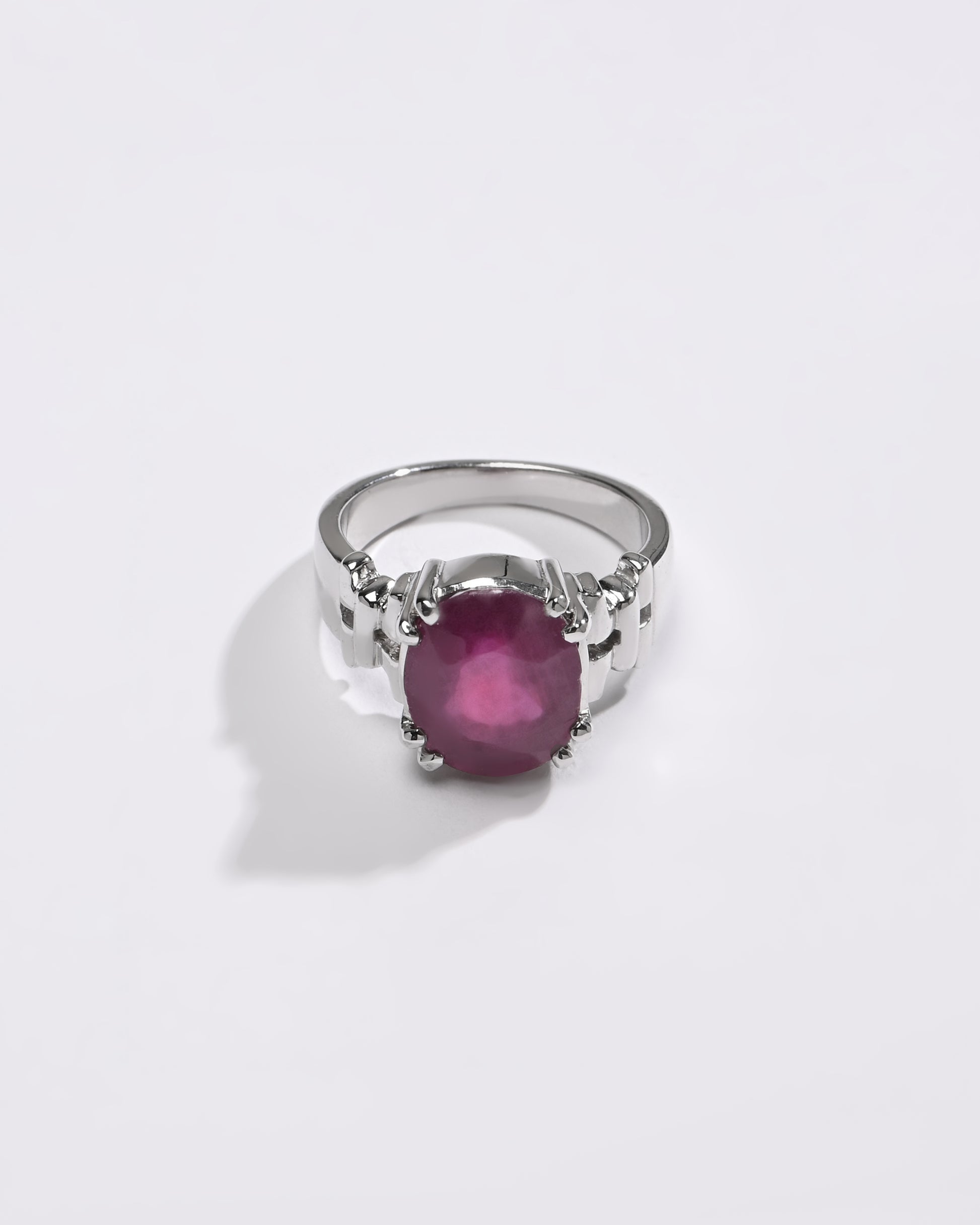 Royal Ruby (Manik) Ring – 925 Silver - #1199N8 - Myra