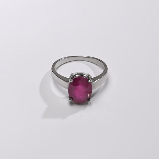 Natural men ruby ring