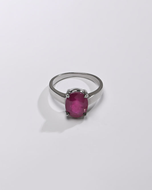 Natural men ruby ring