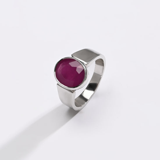 Gents ruby ring design