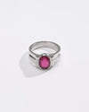Deep Red Ruby (Manik) Ring – 925 Silver - #1236B - Myra