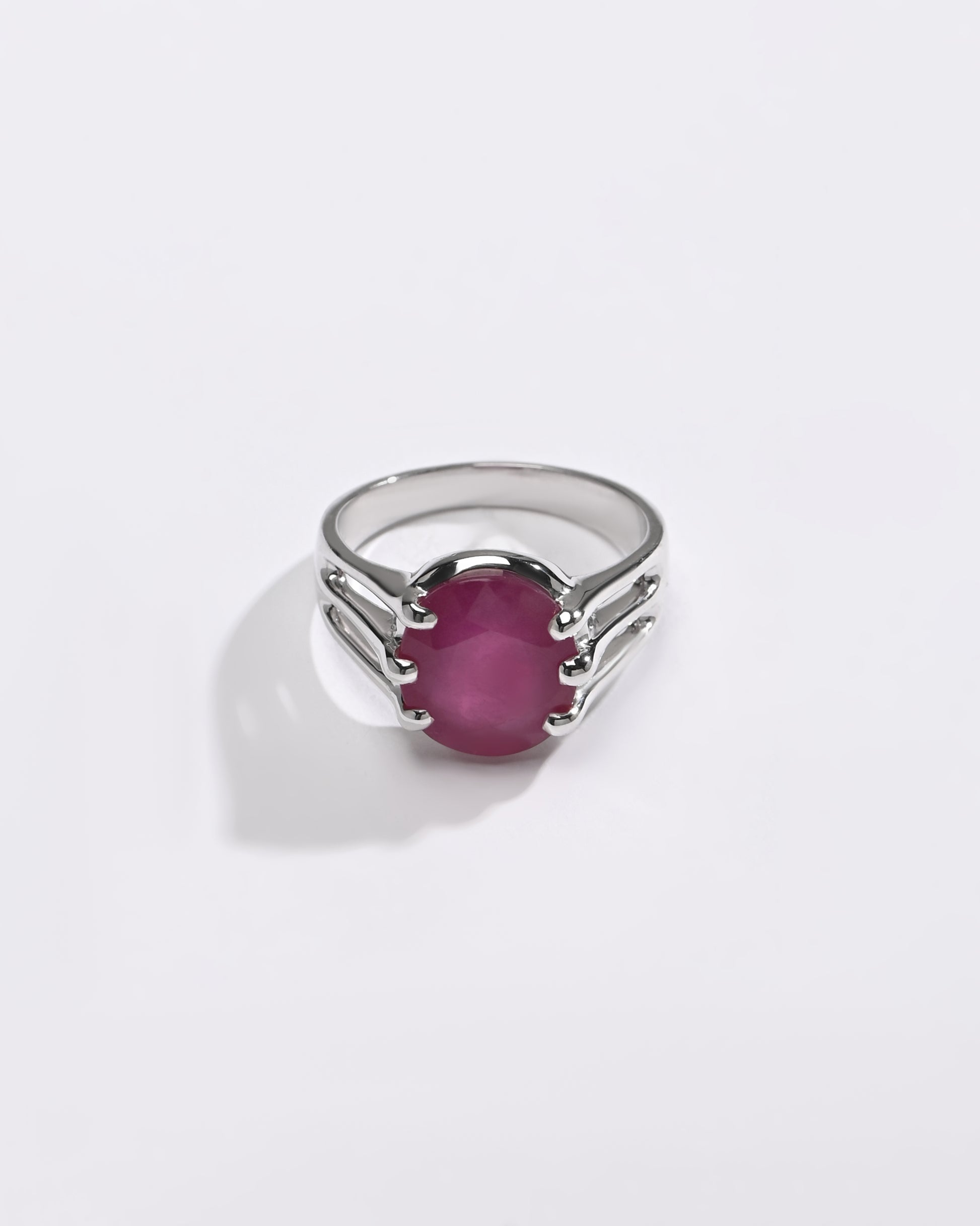 Luxury Ruby (Manik) Ring – 925 Silver - #1237N6 - Myra