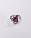 Vedic Ruby (Manik) Ring in 925 Sterling Silver - Urja