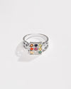 Royal Navratna (Navgrah) Ring – 925 Silver - 1285 - Myra