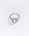 Premium White Sapphire (Pukhraj) Ring in 925 Silver - #1196N4 - Myra