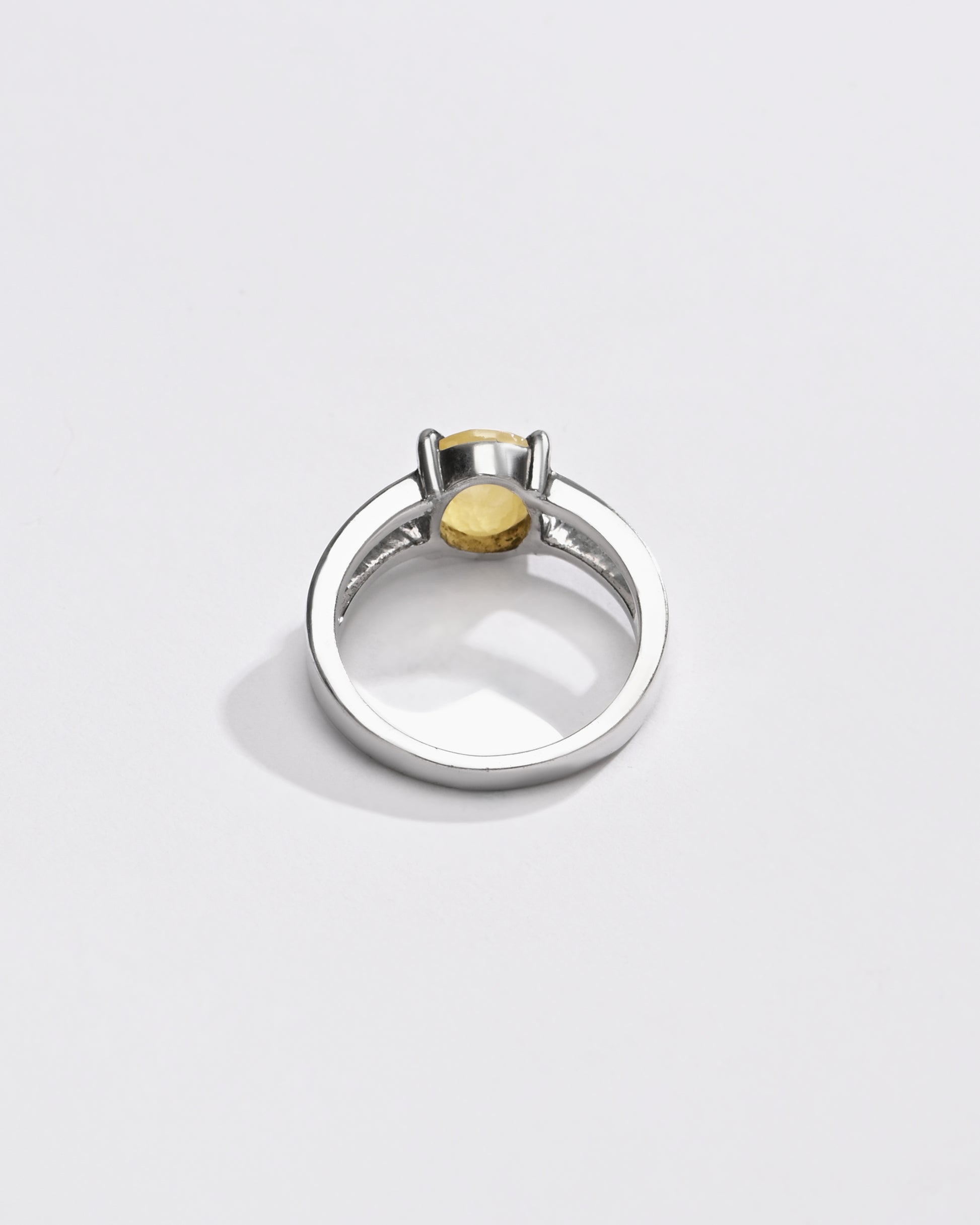 Daily Wear Yellow Sapphire Ring from Myra Gems