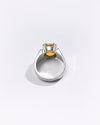 Premium Yellow Sapphire (Pukhraj) Ring in 925 Silver - #1111N8 - Myra