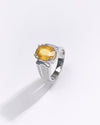 Yellow sapphire ring