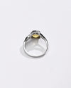 Yellow Sapphire (Pukhraj) Ring â€“ Pure 925 Silver - #1192B - Myra