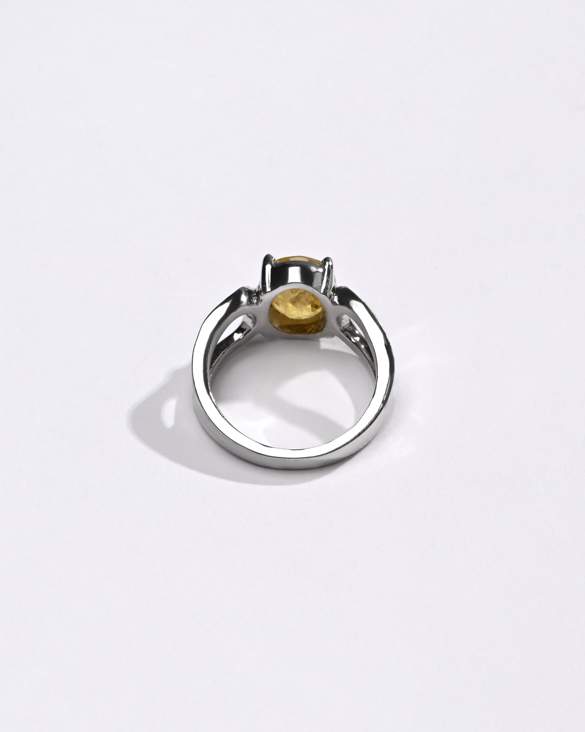 Pushparagam stone ring