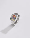 Daily Wear Navratna (Navgrah) Ring – 925 Silver - 1224 - Myra