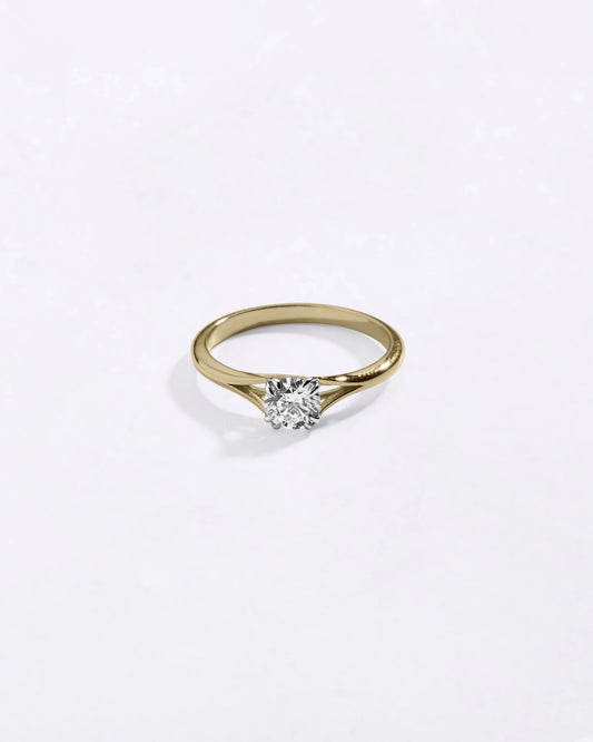 Spilt Diamond Ring in Gold