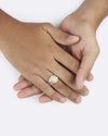 Statement Fire Opal (Doodhiya) Ring in 925 Silver - Shakti