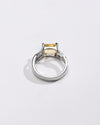 Golden Topaz (Sunahara Pukhraj) Ring – 925 Silver Crafted - #1106N4 Re - Myra