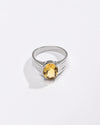 Royal Golden Topaz (Sunahara Pukhraj) Ring – 925 Silver - #1228N4 - Myra