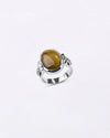 Royal Tiger Eye Ring in 925 Sterling Silver - Shakti