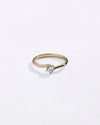 Twisted Diamond Ring in Gold