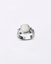 Unique White Coral Ring in 925 Sterling Silver - Shakti