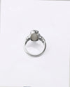 Exotic White Coral Ring in 925 Sterling Silver - Shakti