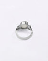 Unique White Coral Ring in 925 Sterling Silver - Shakti