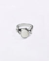 Unique White Coral Ring in 925 Sterling Silver - Shakti