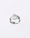Statement Zircon (Jirkon) Ring in 925 Sterling Silver - Urja