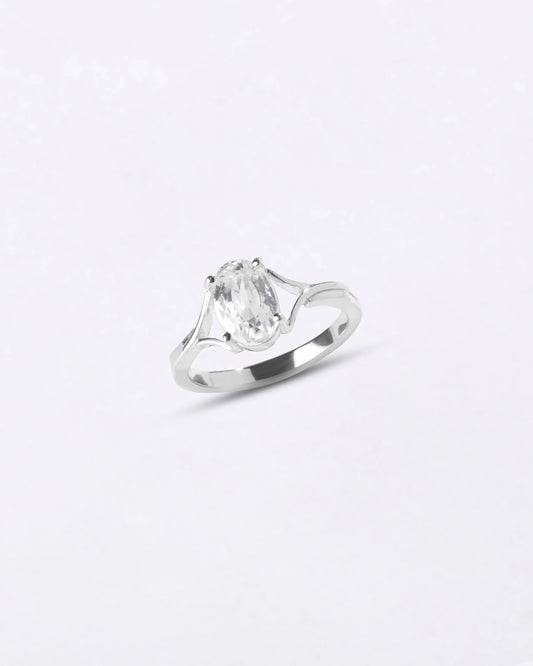 Essential Zircon (Jirkon) Ring in 925 Sterling Silver - Urja