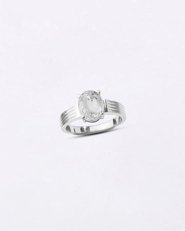 Magical Zircon (Jirkon) Ring in 925 Sterling Silver - Urja
