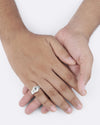 Statement Zircon (Jirkon) Ring in 925 Sterling Silver - Urja