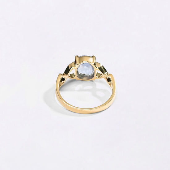 Real Neelam Stone Ring in 18K Gold Buy from Myra Gems