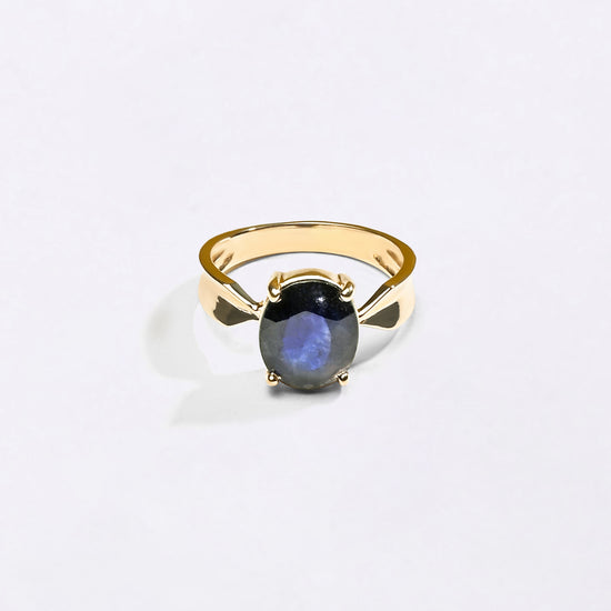 Blue Sapphire Ring in Gold for Men and Women Buy from Myra Gems