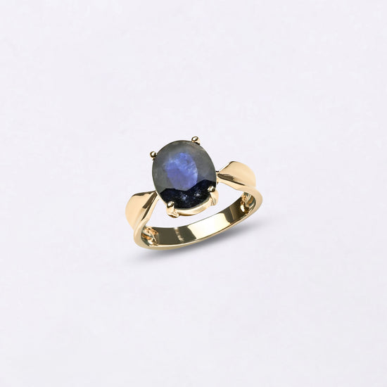 Blue Sapphire Ring in Gold for Men and Women Buy from Myra Gems