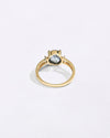 Natural Bold Blue Sapphire Ring in 18K Gold Buy from Myra Gems