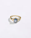 Natural Bold Blue Sapphire Ring in 18K Gold Buy from Myra Gems
