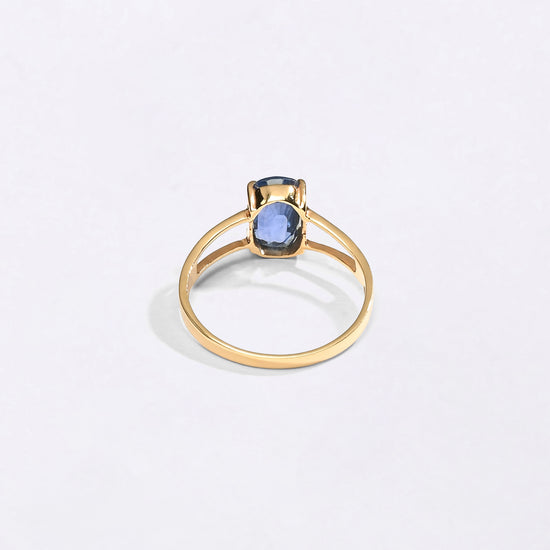 Shrilankan Blue Sapphire Ring Buy from Myra Gems