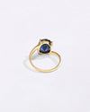 Promise Blue Sapphire (Neelam) Ring in Gold - Urja