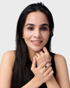 Promise Blue Sapphire (Neelam) Ring in Gold - Urja