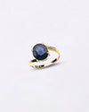 Promise Blue Sapphire (Neelam) Ring in Gold - Urja