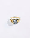 Dark Bold Blue Sapphire Gold Ring buy from Myra Gems