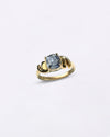Dark Bold Blue Sapphire Gold Ring buy from Myra Gems