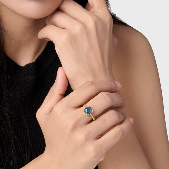 Skin Touch Neelam Ring Buy from Myra Gems