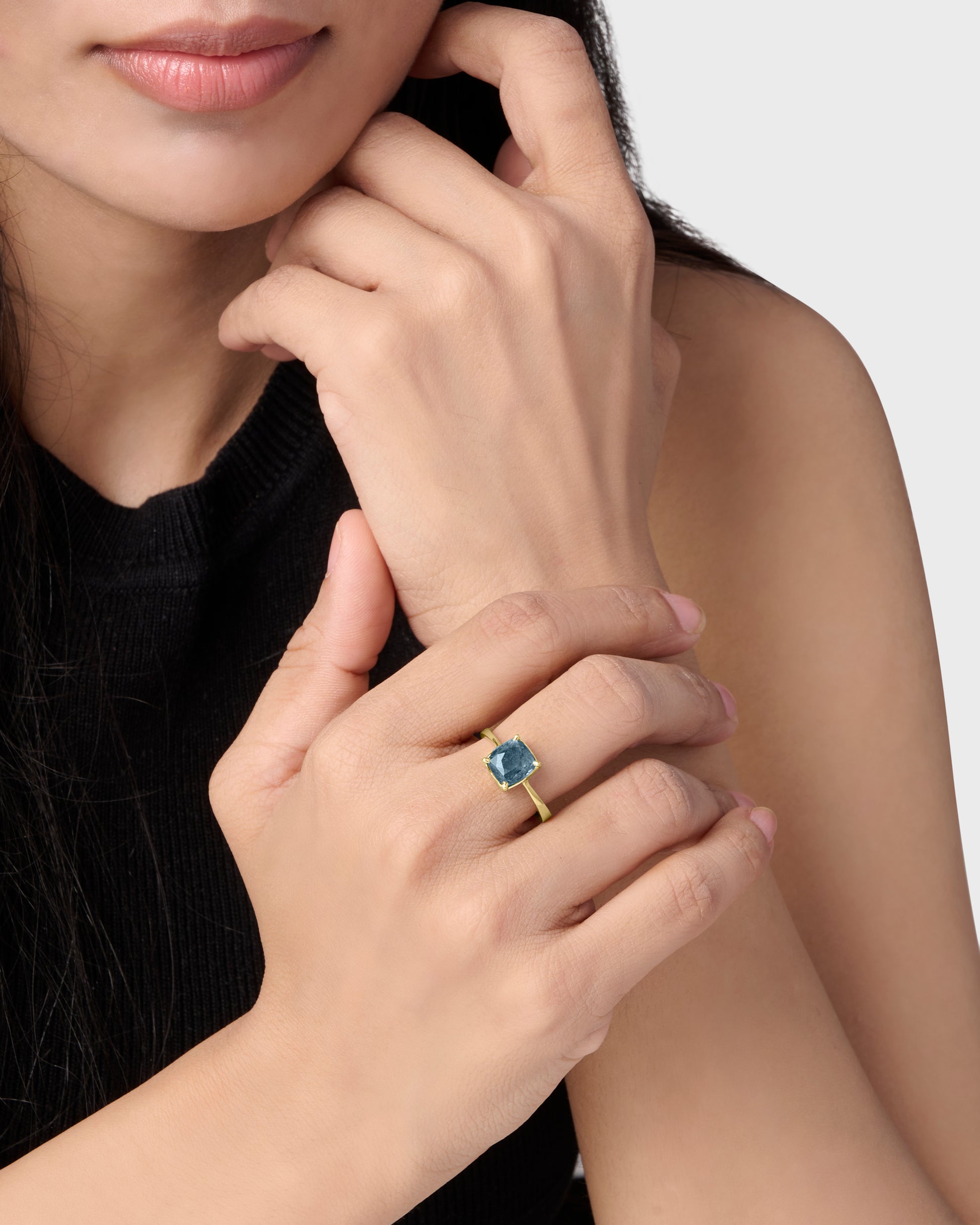 Skin Touch Neelam Ring Buy from Myra Gems
